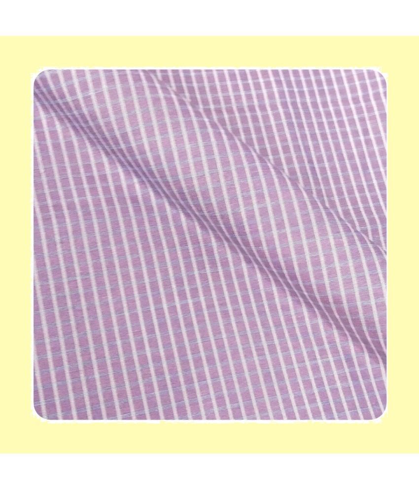 Makhanchor - Pink Cotton Men's Unstitched Shirt Piece ( Pack of 1 )
