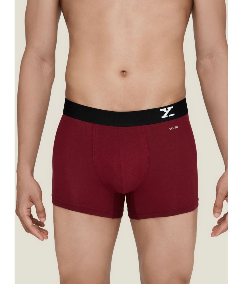     			XYXX - Maroon Cotton Men's Trunks ( Pack of 1 )