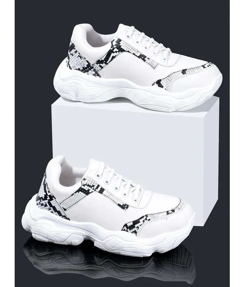 White sneakers new arrivals snapdeal