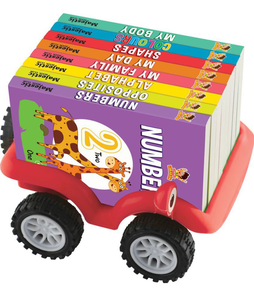     			MY FIRST LEARNING  LIBRARY - SET OF 8 BOOKS WITH BEAUTIFUL CAR , PRESCHOOL PICTURE BOOKS , GIFT PACK FOR KIDS , ABC BOOKS FOR KIDS