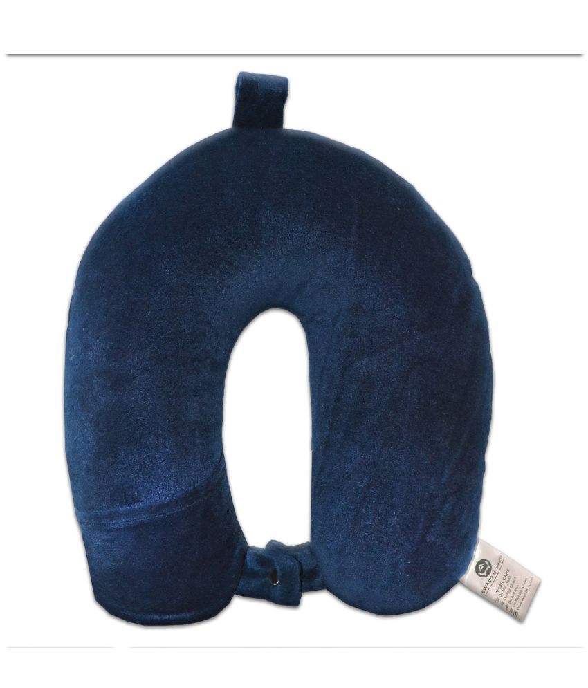 SWARG HOMES Blue Neck Pillow ( Pack of 1 ) Buy SWARG HOMES Blue