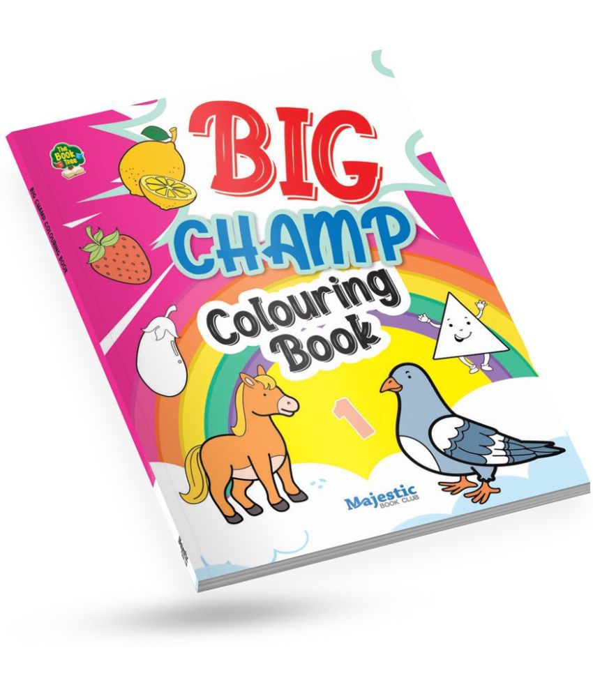     			THE BOOK TREE BIG CHAMP COLOURING BOOK FOR KIDS, JUMBO COLOURING BOOK SERIES, ACTIVITY COLOURING BOOK FOR 3-10 YEARS OLD KIDS- GIFT TO CHILDREN FOR PAINTING, DRAWING AND COLOURING WITH REFERENCE GUIDE, 60 PAGES