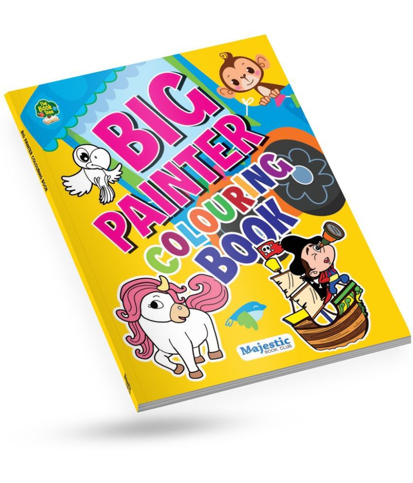     			THE BOOK TREE BIG PAINTER COLOURING BOOK FOR KIDS, JUMBO COLOURING BOOK SERIES, ACTIVITY COLOURING BOOK FOR 3-10 YEARS OLD KIDS- GIFT TO CHILDREN FOR PAINTING, DRAWING AND COLOURING WITH REFERENCE GUIDE, 60 PAGES