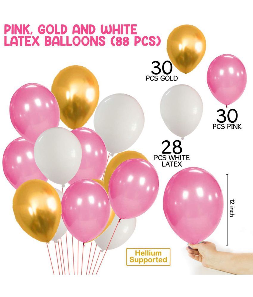 CuteSo Happy Birthday Decoration Items Kit Combo Set 1st 2nd 3rd