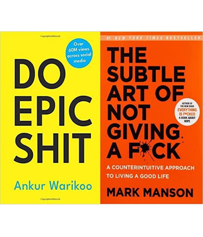     			Combo of 2 books Do epic + The subtle art is not giving ( paperback )