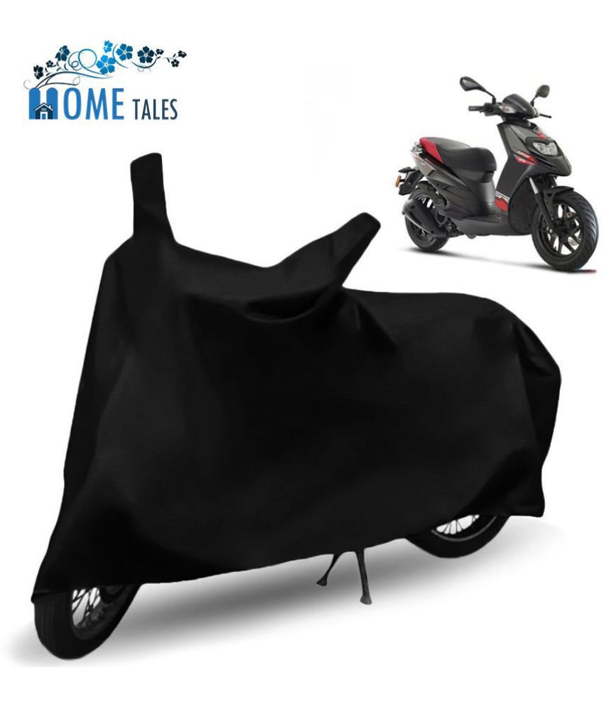     			HOMETALES - Black Bike Body Cover For Aprilia SR 125 (Pack Of1)