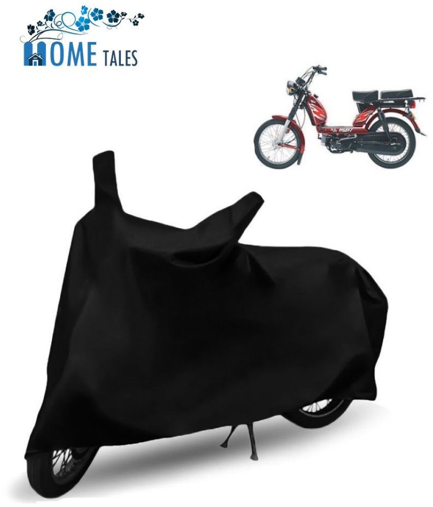     			HOMETALES - Black Bike Body Cover For TVS XL100 (Pack Of1)