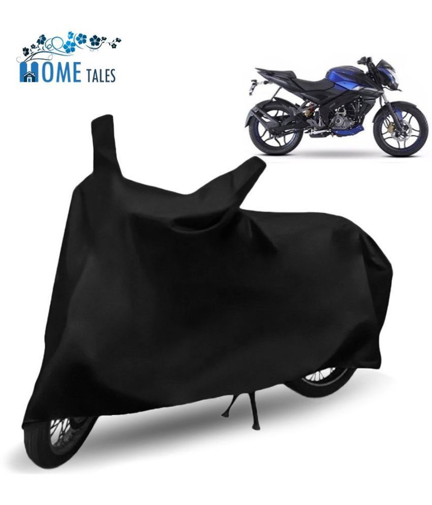    			HOMETALES - Black Bike Body Cover For Bajaj Pulsar NS 160 with Buckle Lock (Pack Of 1)