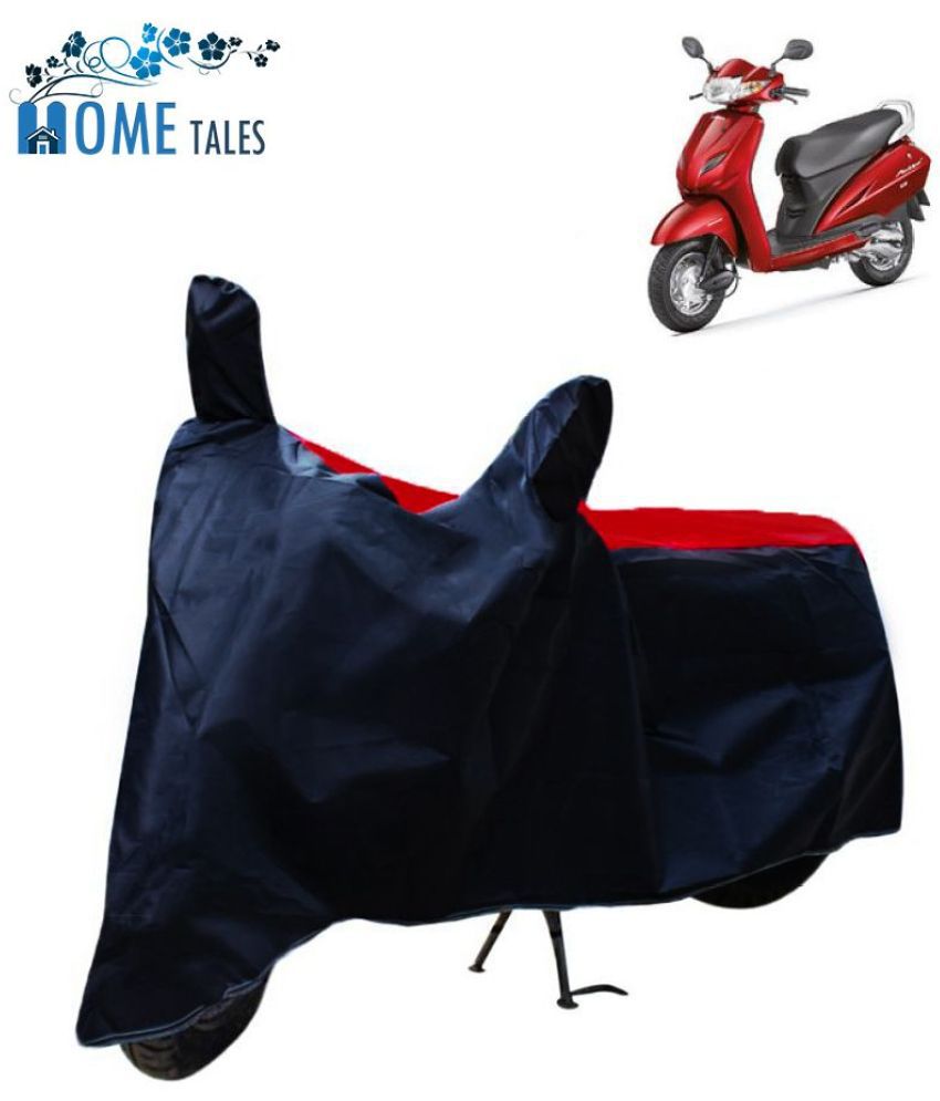     			HOMETALES - Red & Blue Bike Body Cover For Honda Activa 3G (Pack Of1)