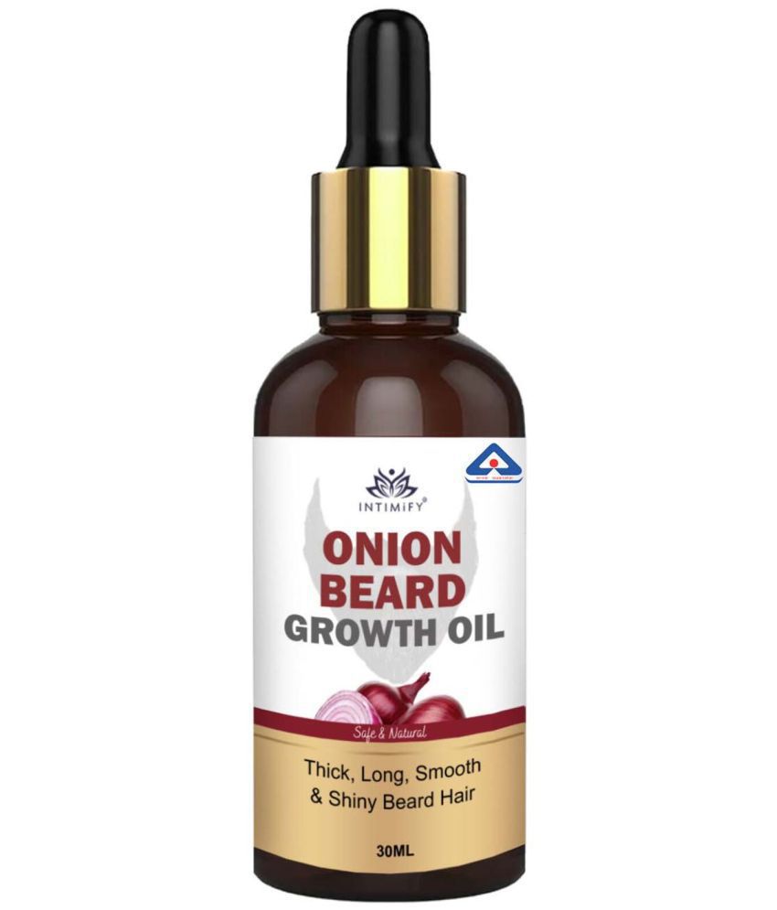     			Intimify Onion Beard Growth Oil, for beard growth, much beard oil, muchstac growth oil, anti greying beard oil, 30 ml