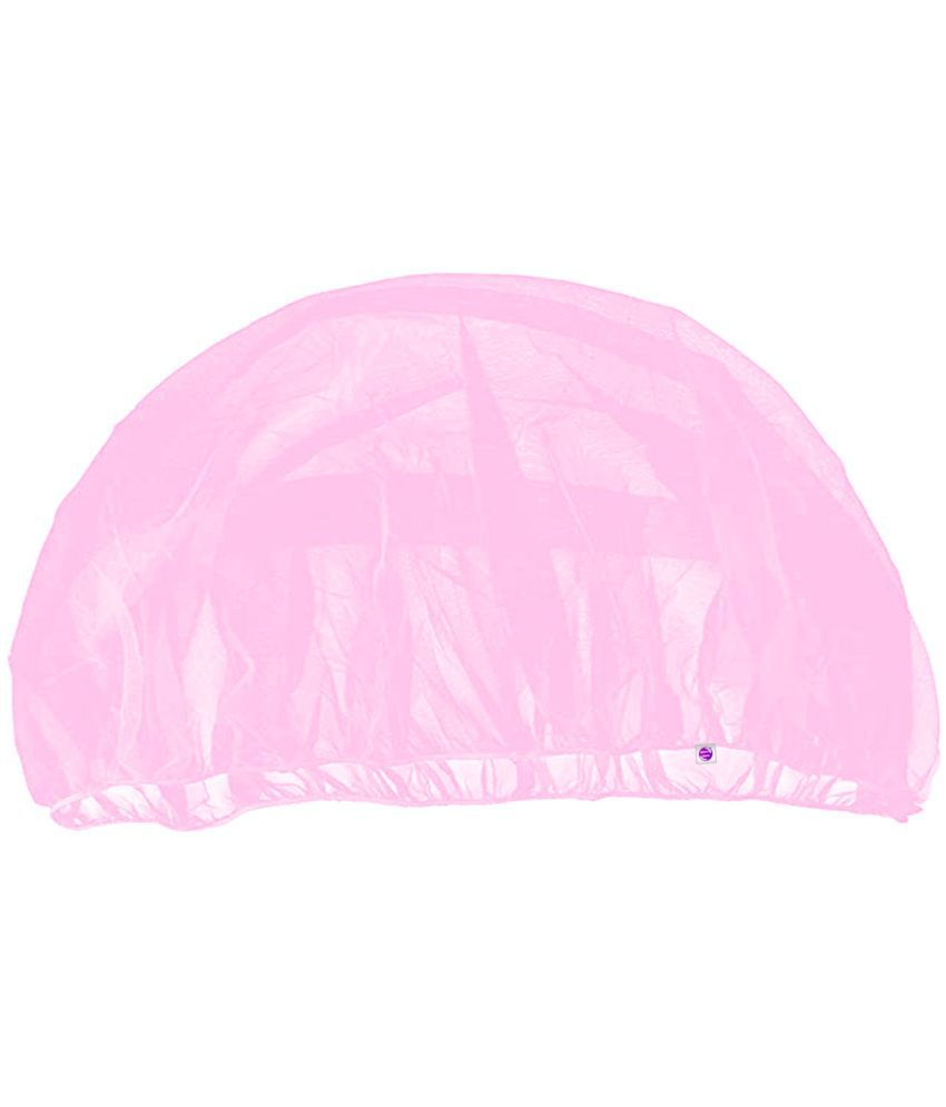     			ShreejiHuf - Pink Polyester Frame Hung Baby Mosquito Net ( Pack of 1 )