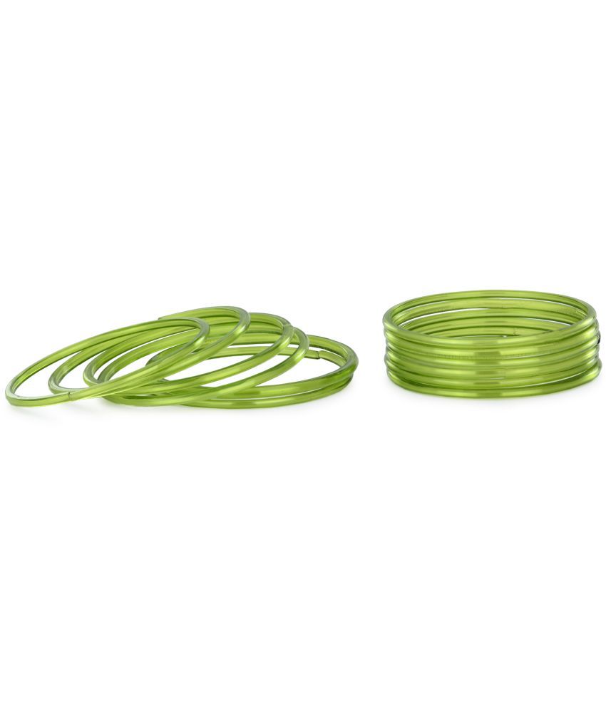     			Somil - Green Bangle ( Pack of 12 )