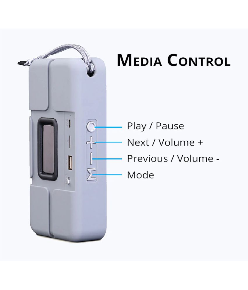 Zebronics ZEBBREW Bluetooth Speaker Metallic Grey Buy Zebronics ZEB