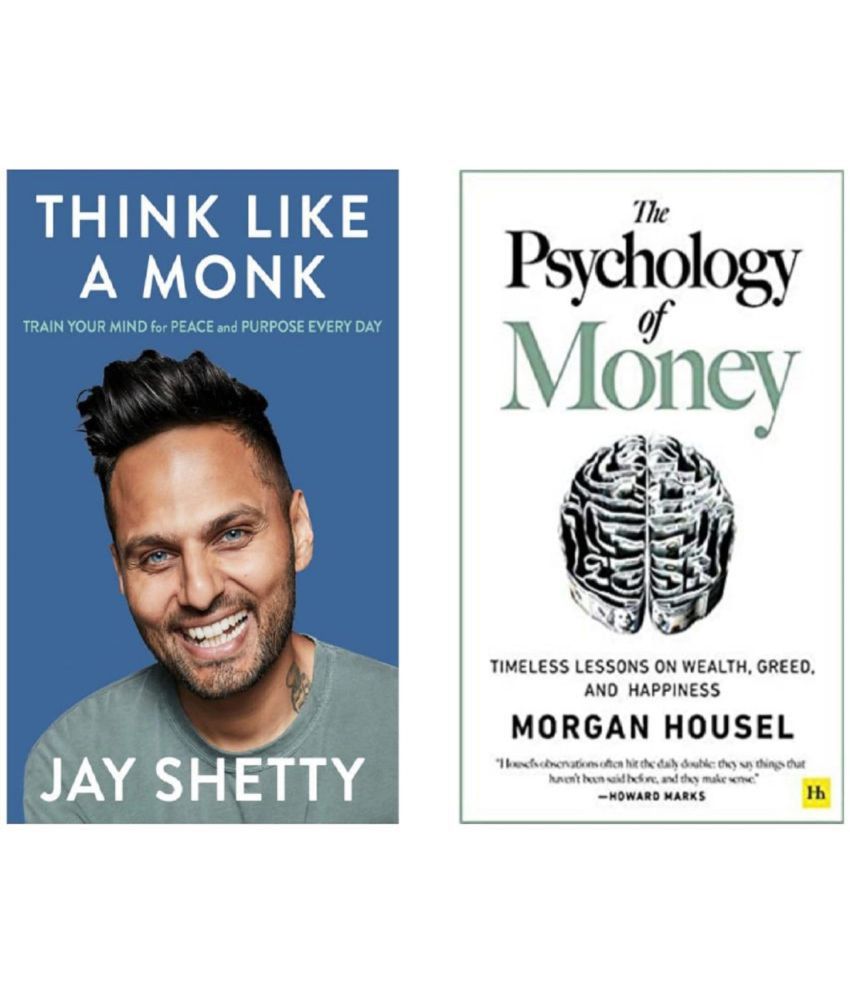    			( Combo of 2 books ) Think like monk + Psychology of money