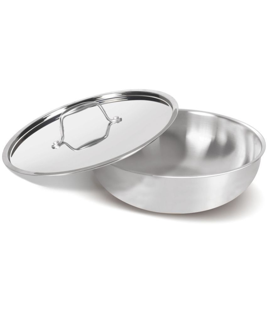     			Milton Pro Cook Triply Stainless Steel Tasla with Lid, 20 cm / 1.6 Litre