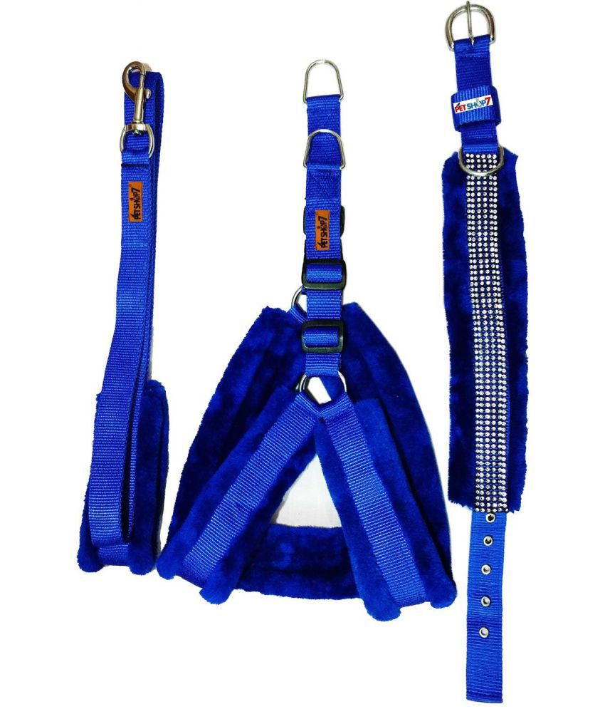     			Petshop7 - Blue Harness ( Medium )