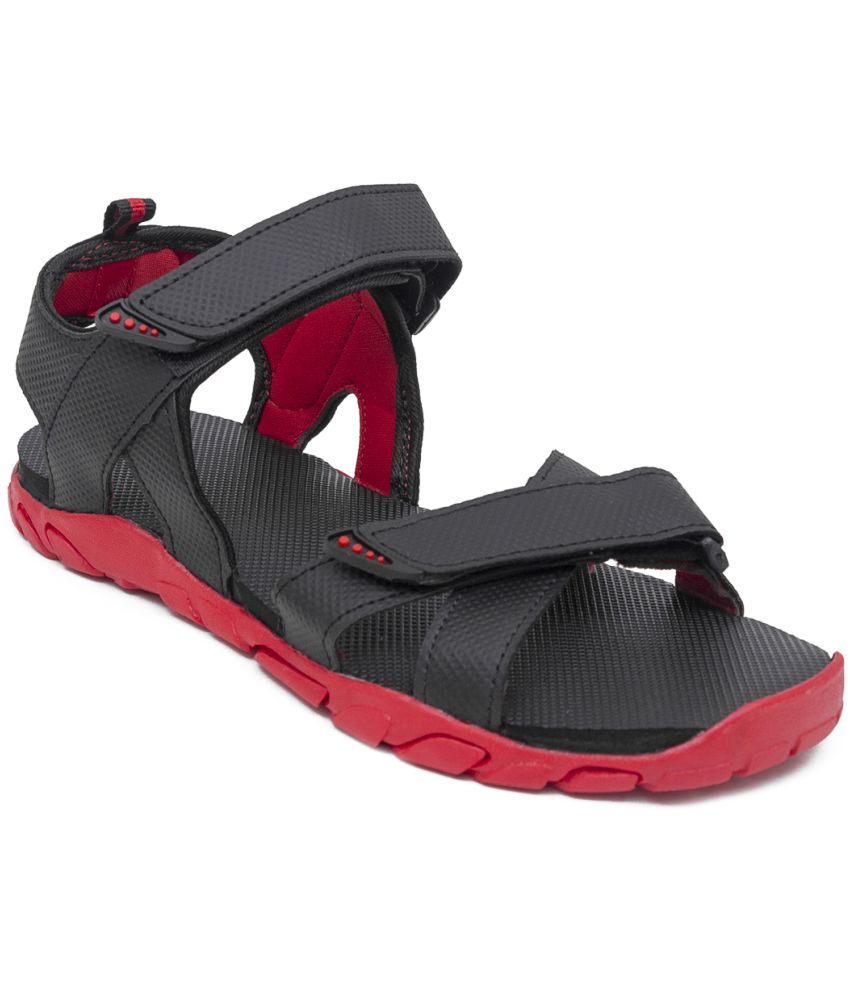 Buy ASIAN - Black Men's Floater Sandals Online at Best Price in India -  Snapdeal