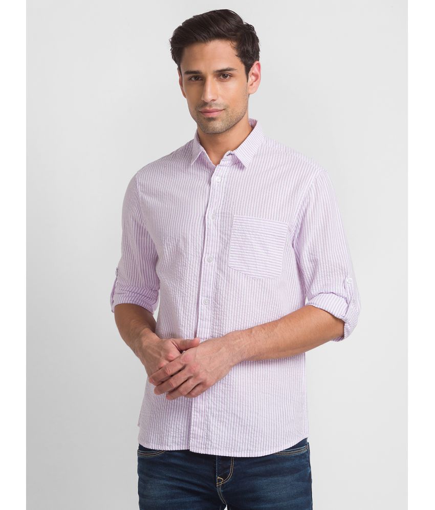 Globus - White 100% Cotton Regular Fit Men's Formal Shirt ( Pack of 1 )