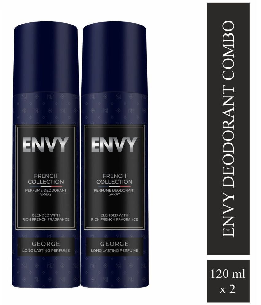     			Envy George Deodorant Spray for Men 120ml Each (Pack of 2)