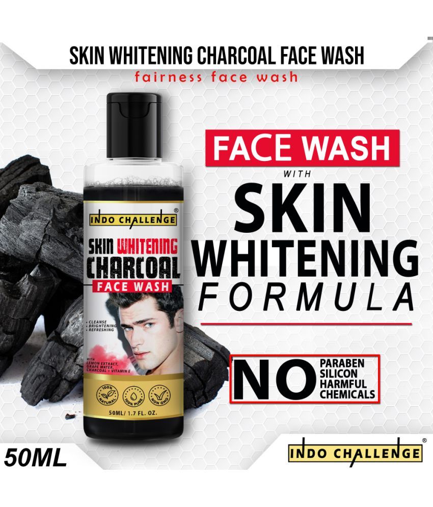 INDO CHALLENGE Blackheads and Whiteheads Removal Face Wash For Oily
