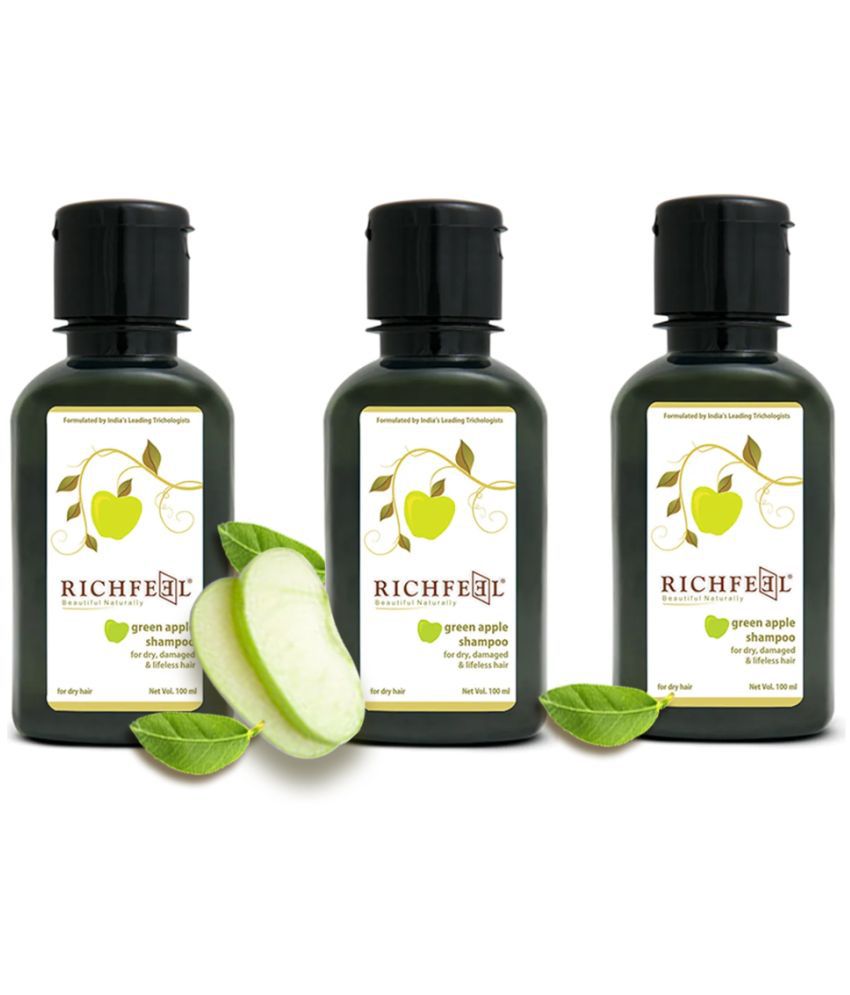     			Richfeel Green Apple Shampoo 100 Ml Pack of 3