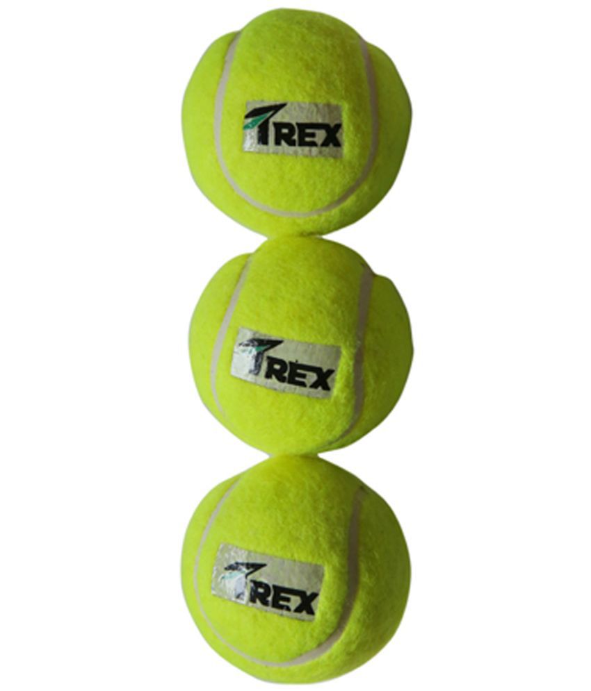     			Trex - Green Medium Tennis Ball ( Pack of 3 )
