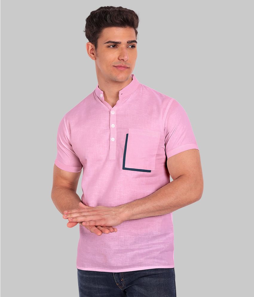     			Vida Loca - Pink 100% Cotton Slim Fit Men's Casual Shirt ( Pack of 1 )