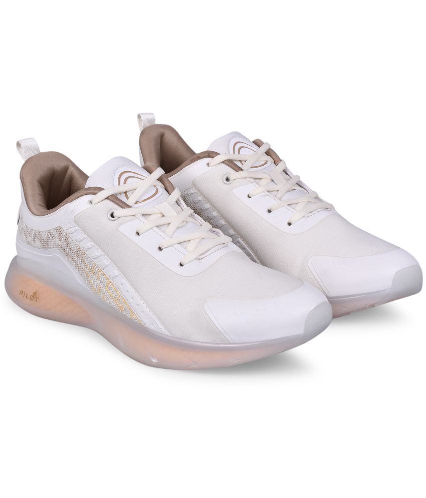     			Campus - SYCLONE PRO Off White Men's Sports Running Shoes