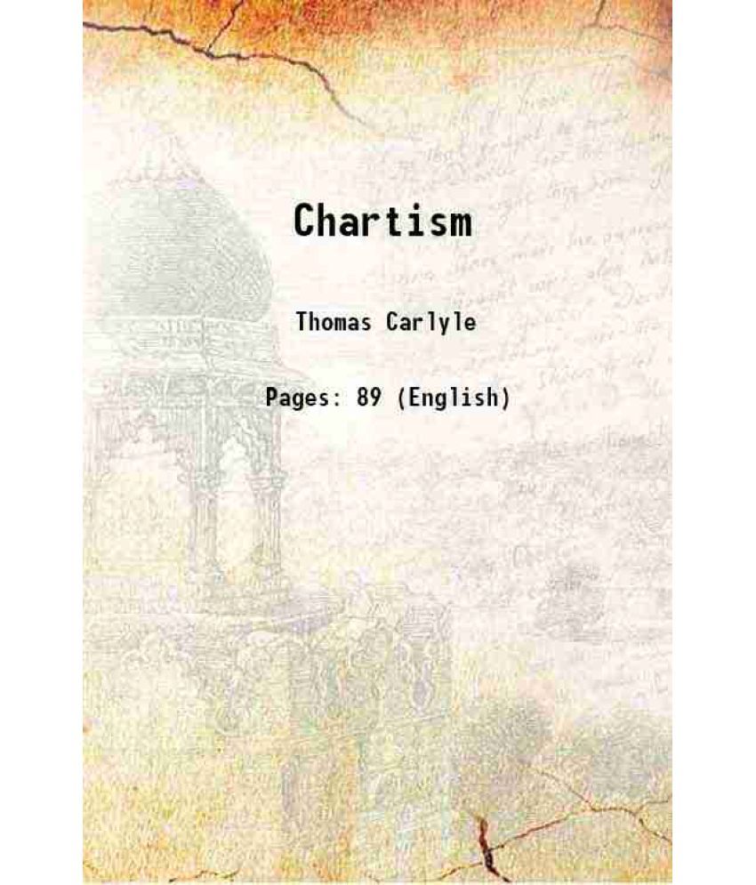     			Chartism 1885 [Hardcover]