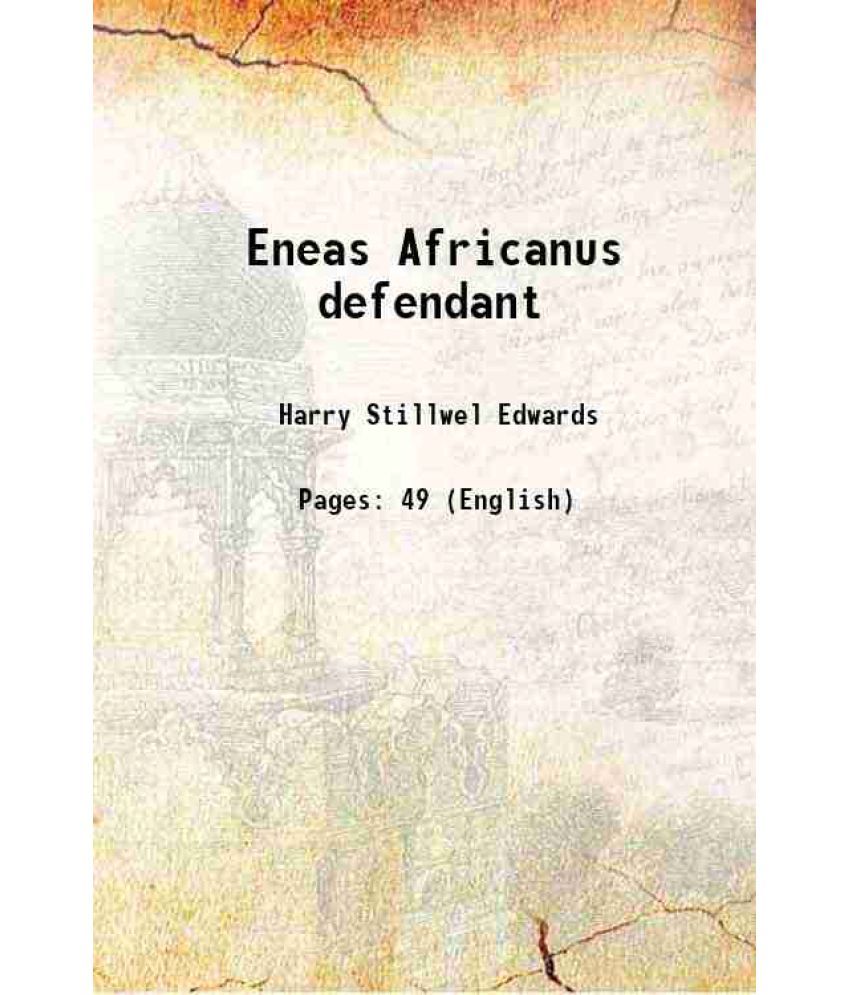     			Eneas Africanus defendant 1921 [Hardcover]