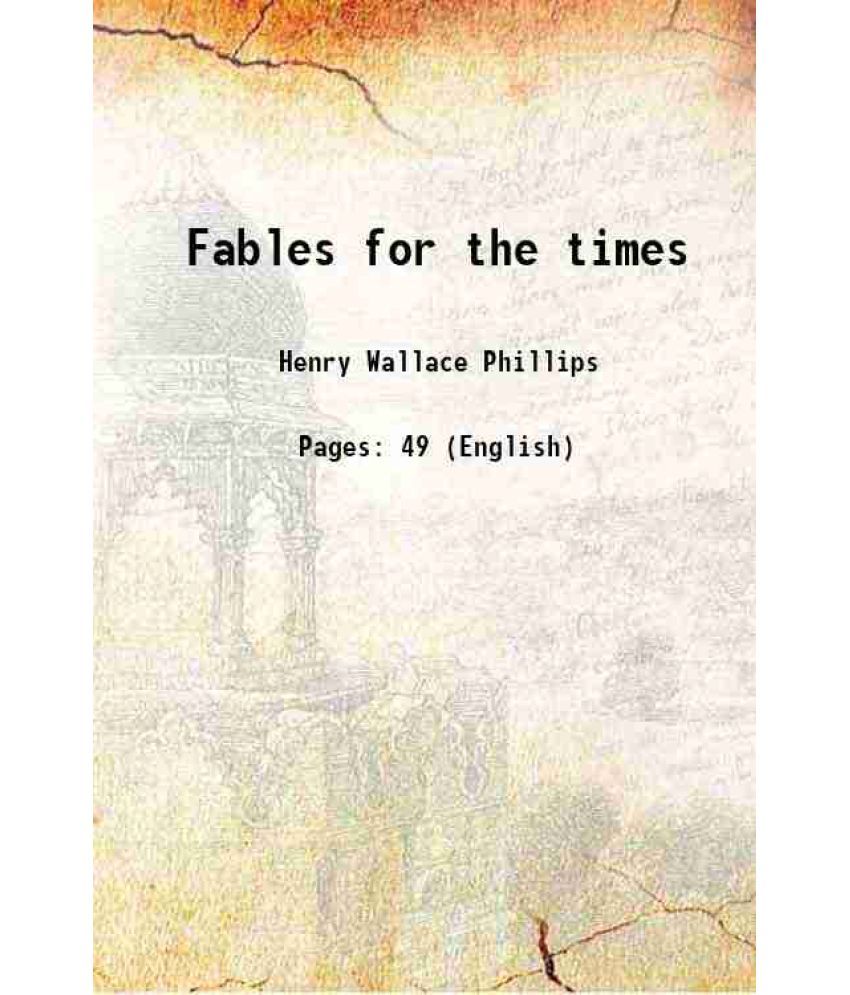     			Fables for the times 1896 [Hardcover]