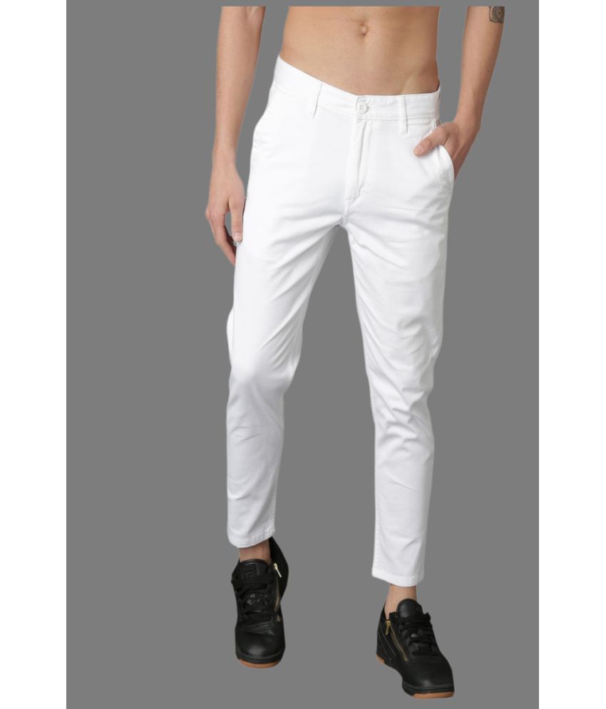     			HALOGEN White Regular Formal Trouser ( Pack of 1 )