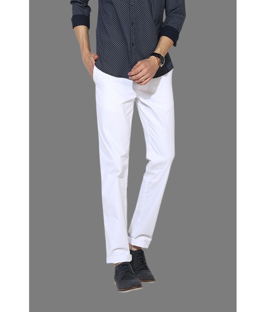     			HALOGEN White Regular Formal Trouser ( Pack of 1 )