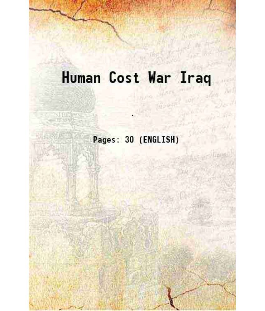    			Human Cost War Iraq [Hardcover]