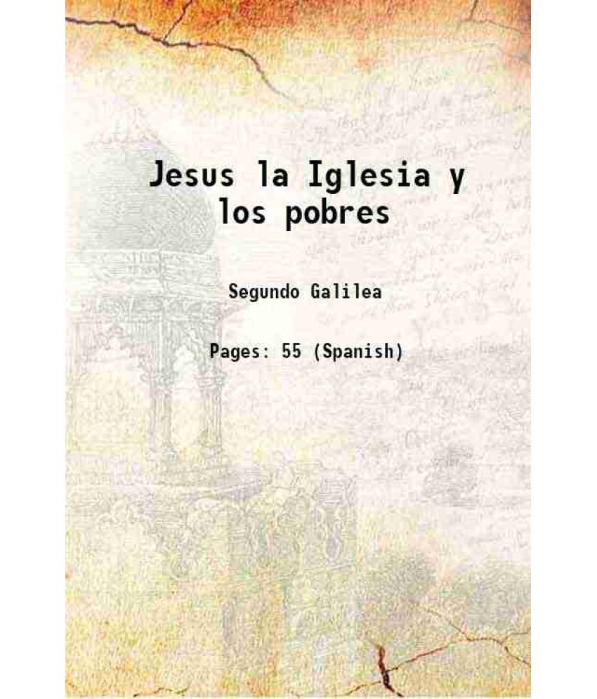     			Jesus la Iglesia y los pobres 1960 [Hardcover]