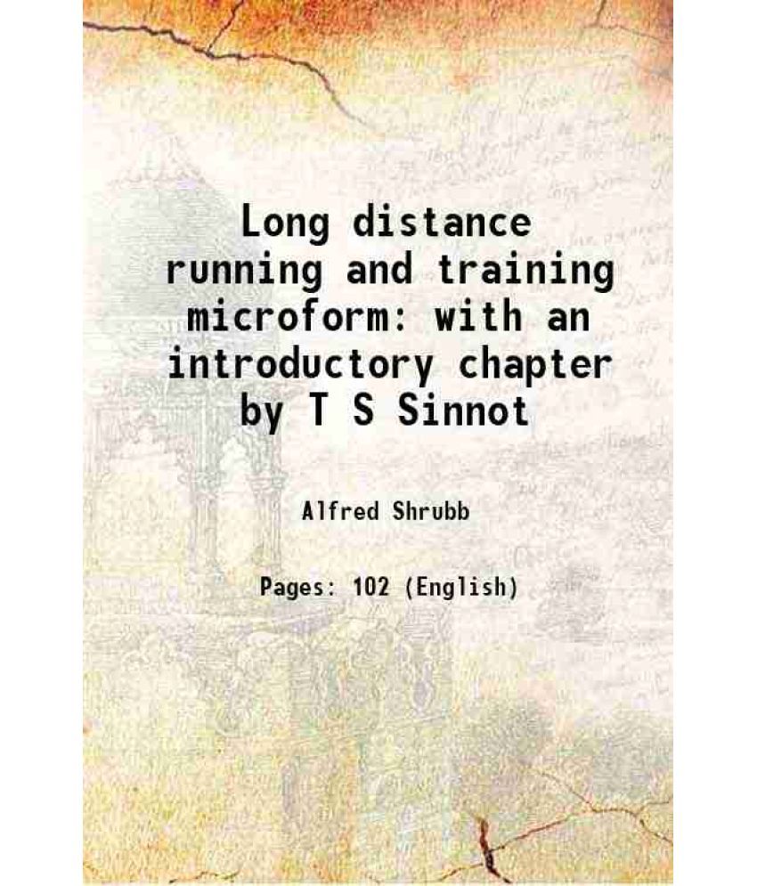     			Long distance running and training 1909 [Hardcover]