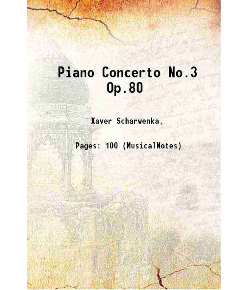     			Piano Concerto No.3 Op.80 1889 [Hardcover]