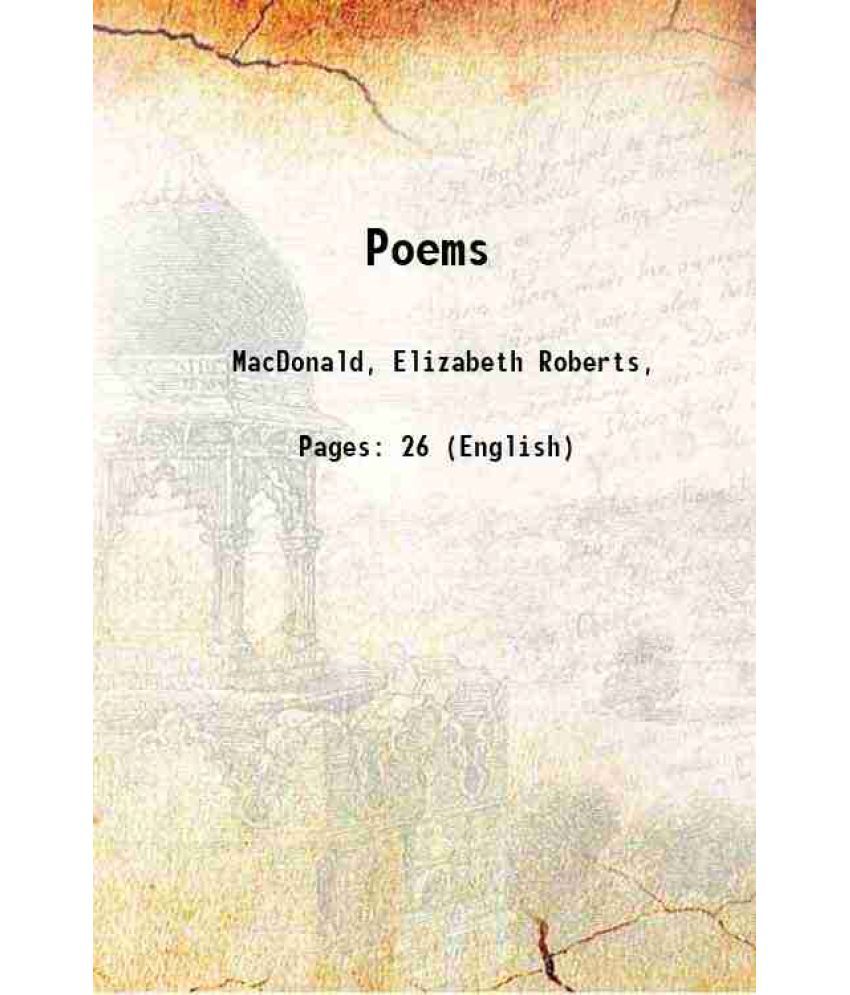     			Poems 1885 [Hardcover]