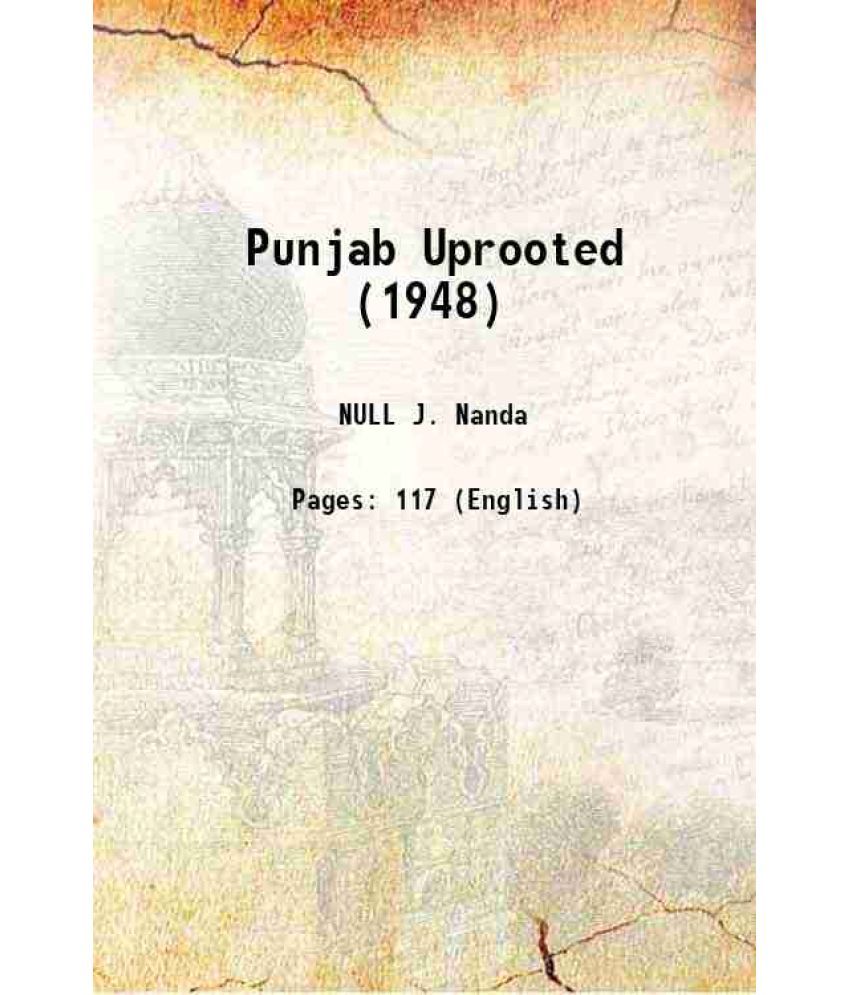     			Punjab Uprooted (1948) 1948 [Hardcover]