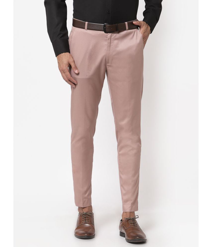     			SAM & JACK Pink Slim Chinos ( Pack of 1 )