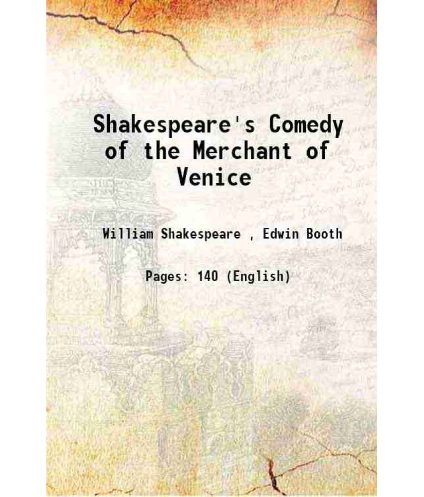     			Shakespeare's Comedy of the Merchant of Venice 1878 [Hardcover]