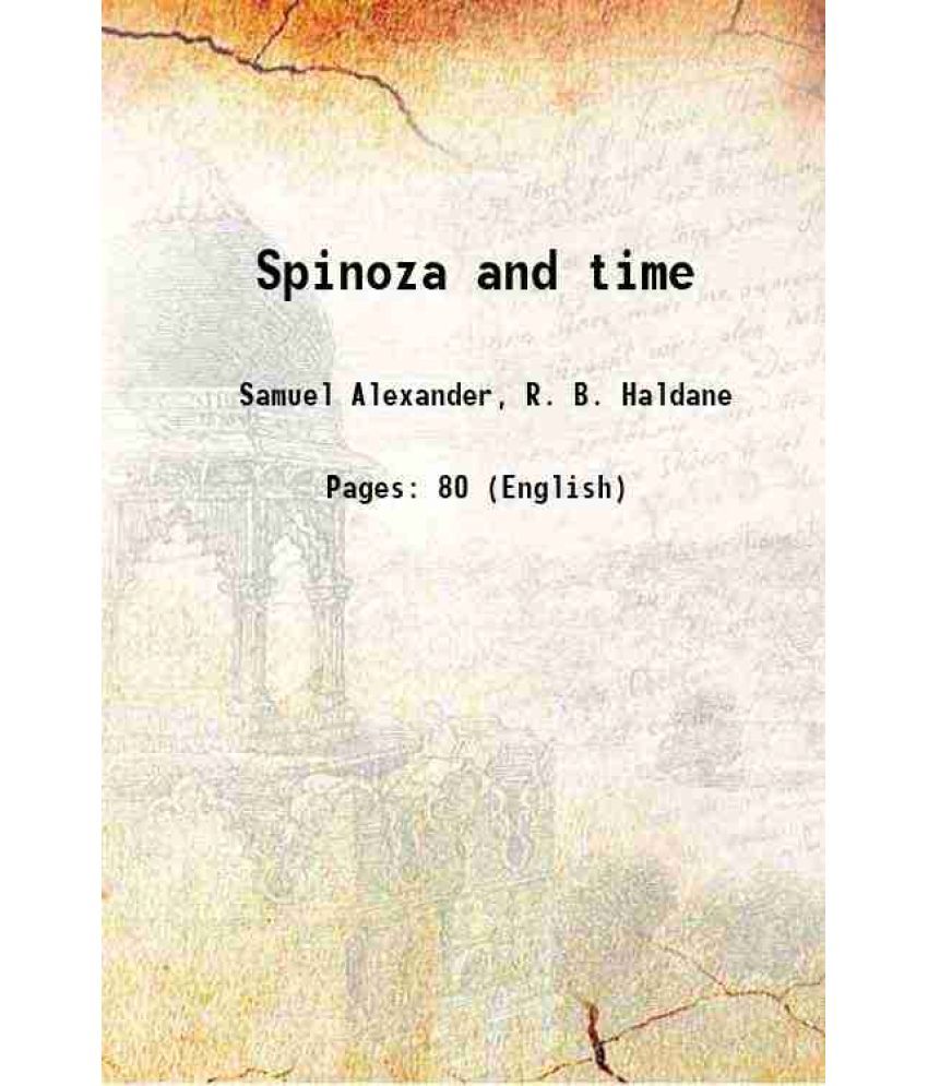     			Spinoza and time 1921 [Hardcover]