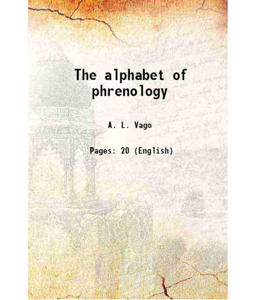     			The alphabet of phrenology 1880 [Hardcover]