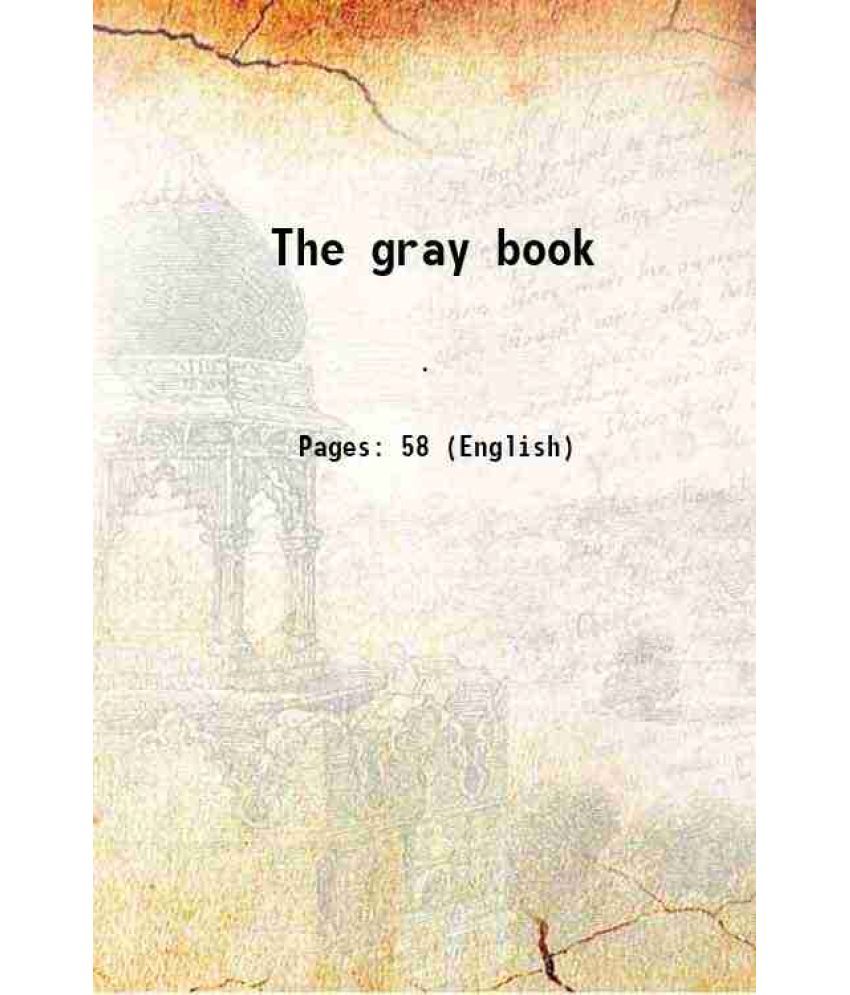     			The gray book 1920 [Hardcover]