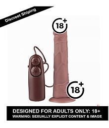 Adultvilla Silicone Realistic Big Dildo Flexible Huge Penis with Textured Shaft and Strong Suction Cup Sex Toys for Women