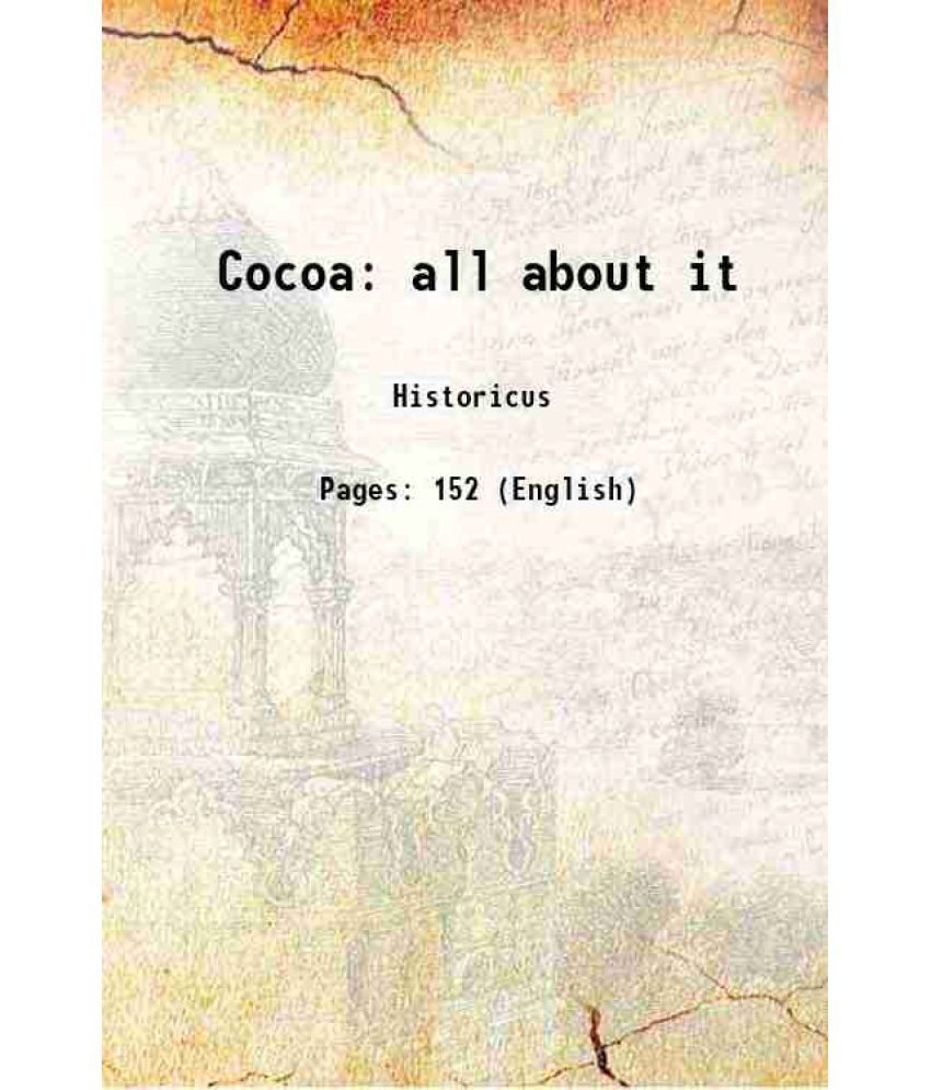     			Cocoa all about it 1896 [Hardcover]