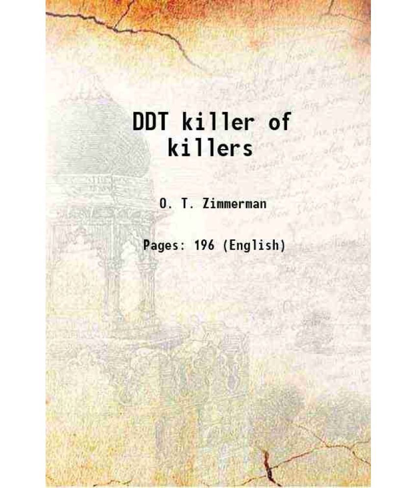     			DDT killer of killers 1946 [Hardcover]