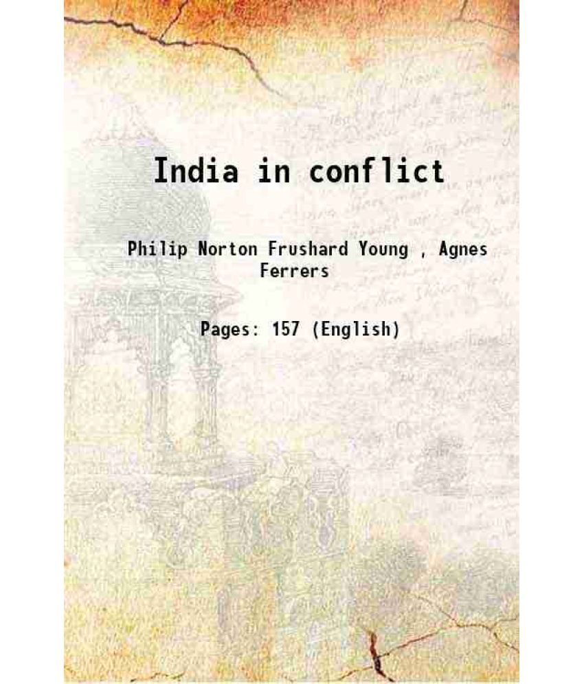     			India in conflict 1920 [Hardcover]