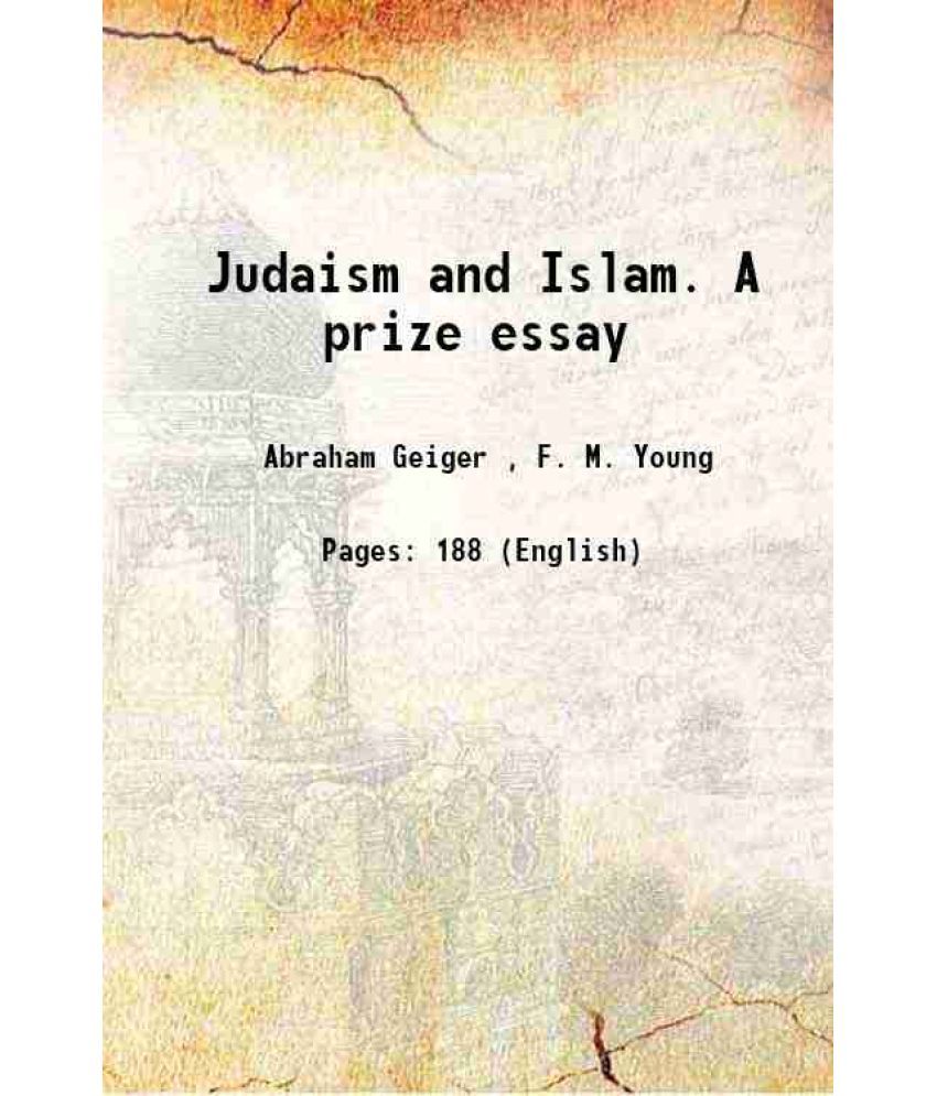     			Judaism and Islam. A prize essay 1898 [Hardcover]