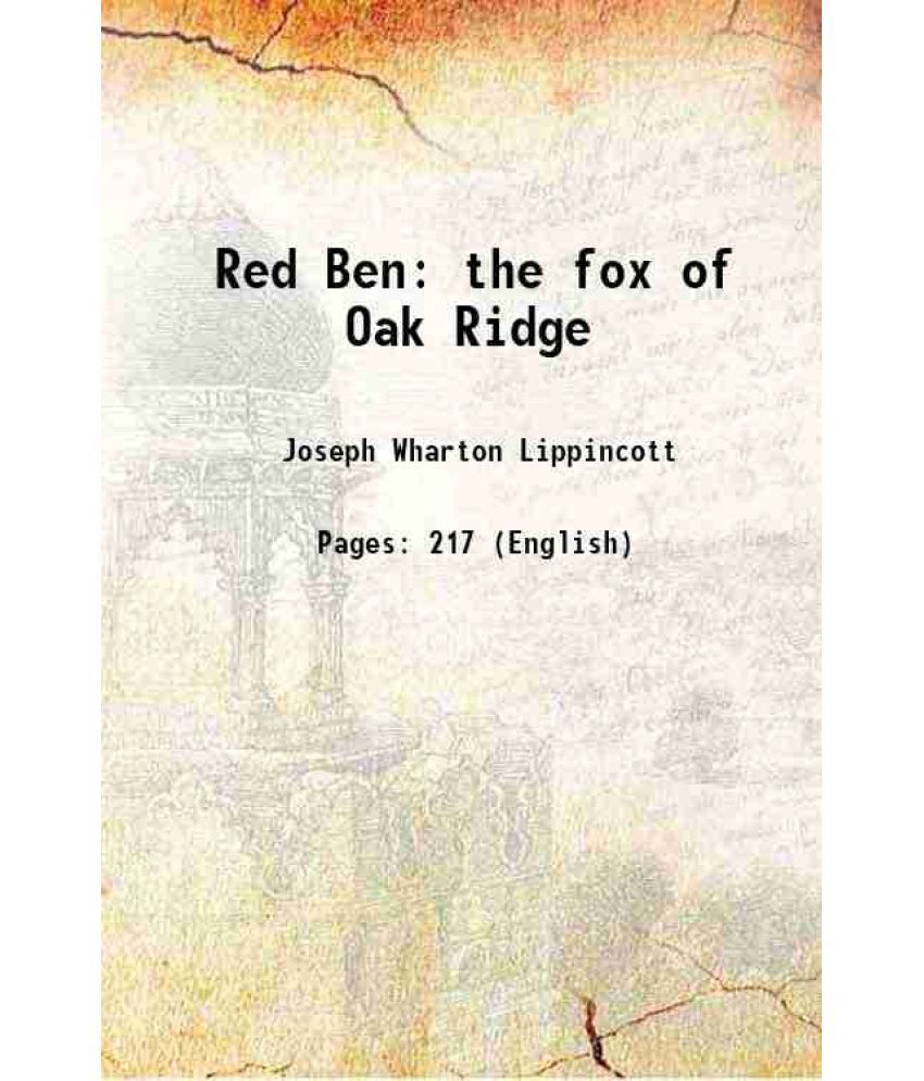     			Red Ben the fox of Oak Ridge 1919 [Hardcover]